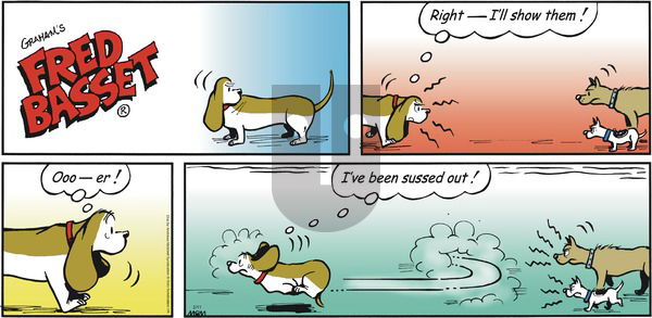 Fred Basset on Sunday February 11, 2018 Comic Strip