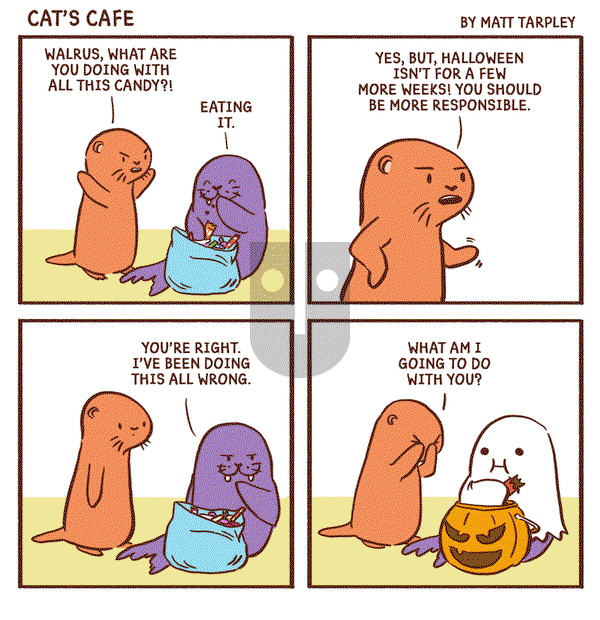 Cat's Cafe - Tuesday October 8, 2019 Comic Strip