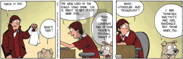 Get Fuzzy on Thursday March 22, 2007 Comic Strip