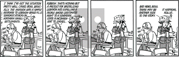 Doonesbury on Saturday July 17, 1982 Comic Strip
