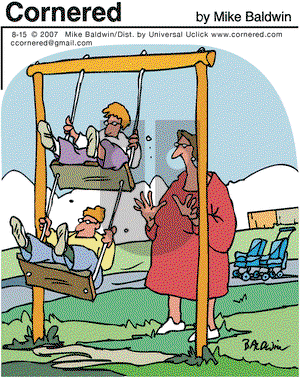 Cornered on Saturday August 15, 2015 Comic Strip