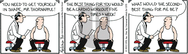 The Born Loser on Friday July 20, 2012 Comic Strip