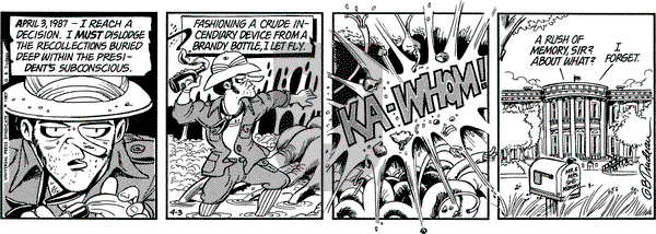 Doonesbury on Friday April 3, 1987 Comic Strip