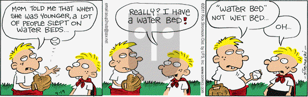 Soup to Nutz - Old on Tuesday April 19, 2011 Comic Strip