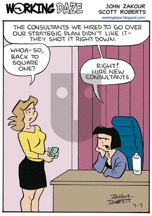 Working Daze on Tuesday July 7, 2009 Comic Strip
