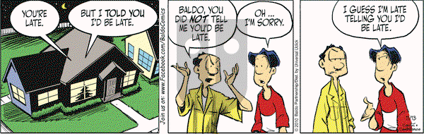 Baldo on Saturday November 13, 2010 Comic Strip