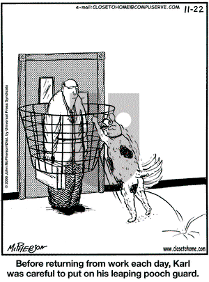 Close to Home on Wednesday November 22, 2000 Comic Strip