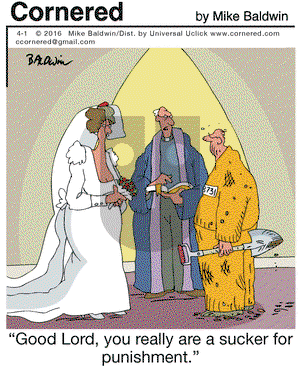 Cornered on Friday April 1, 2016 Comic Strip