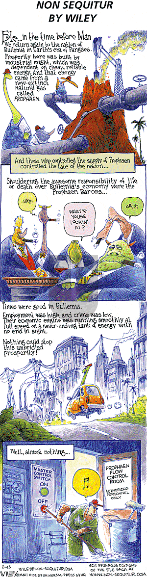 Non Sequitur on Sunday May 13, 2001 Comic Strip