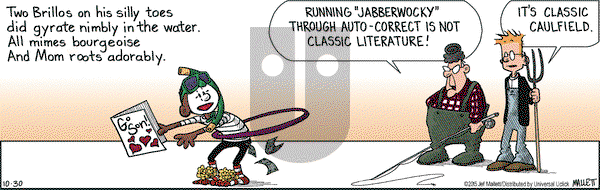 Frazz on Friday October 30, 2015 Comic Strip