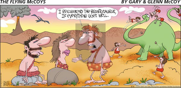 The Flying McCoys on Sunday April 14, 2019 Comic Strip