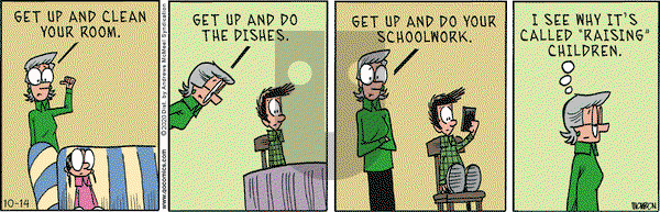 Grand Avenue on Wednesday October 14, 2020 Comic Strip