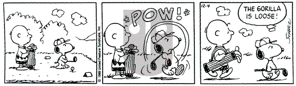 Peanuts on Monday December 4, 1989 Comic Strip