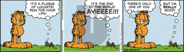 Garfield - Tuesday August 7, 2012 Comic Strip