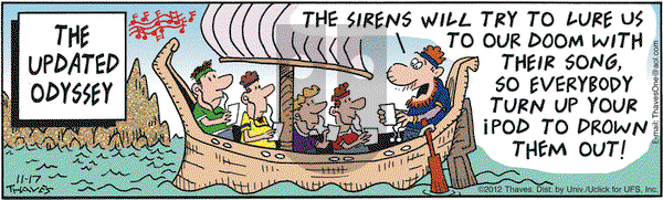 Frank and Ernest on Saturday November 17, 2012 Comic Strip