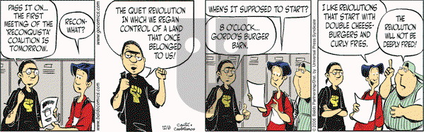 Baldo on Wednesday December 6, 2006 Comic Strip