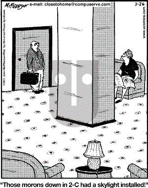Close to Home - Monday March 26, 2001 Comic Strip