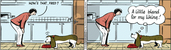 Fred Basset on Wednesday October 18, 2017 Comic Strip