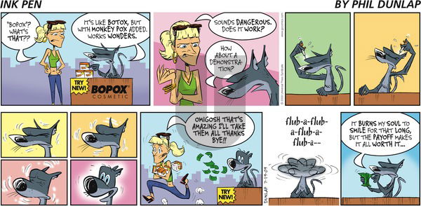 Ink Pen on Sunday July 19, 2009 Comic Strip