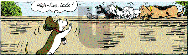 Fred Basset on Friday May 20, 2016 Comic Strip