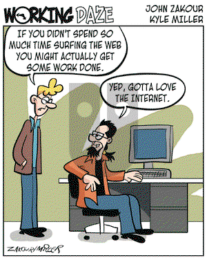 Working Daze - Monday September 4, 2006 Comic Strip