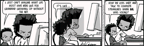 The Boondocks on Monday December 16, 2013 Comic Strip