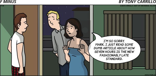 F Minus on Sunday July 19, 2015 Comic Strip