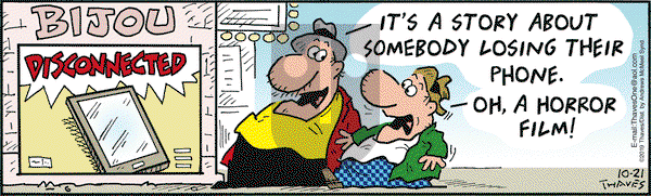 Frank and Ernest on Monday October 21, 2019 Comic Strip