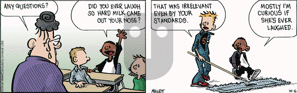 Frazz on Monday October 6, 2014 Comic Strip