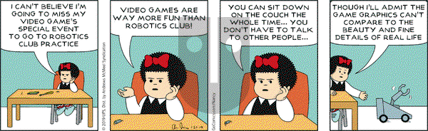 Nancy on Thursday January 24, 2019 Comic Strip