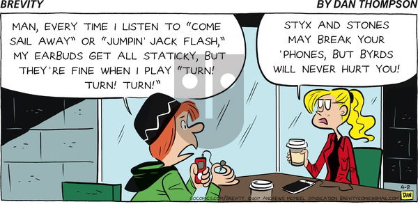 Brevity on Sunday April 2, 2017 Comic Strip