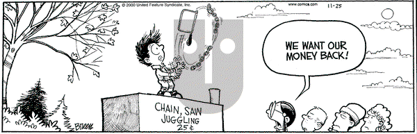 Grand Avenue on Saturday November 25, 2000 Comic Strip