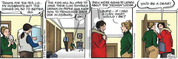 For Better or For Worse on Saturday November 27, 2004 Comic Strip