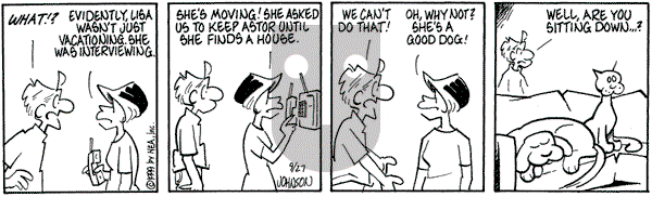 Arlo and Janis on Monday September 27, 1999 Comic Strip
