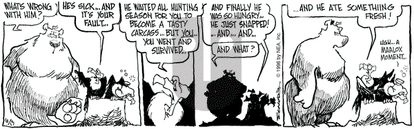 The Grizzwells on Thursday June 13, 1996 Comic Strip