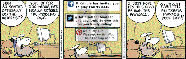 DeFlocked on Monday December 9, 2013 Comic Strip