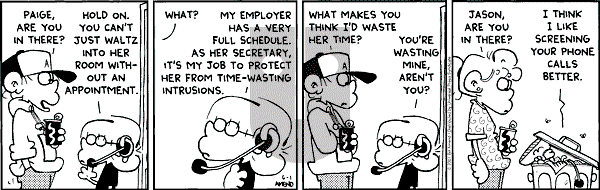 FoxTrot on Friday June 1, 2001 Comic Strip