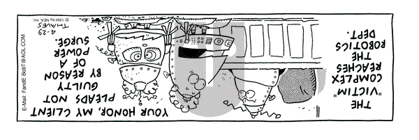 Frank and Ernest on Friday April 29, 1994 Comic Strip