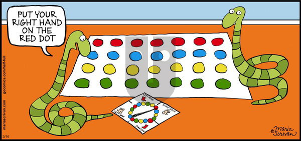 Half Full on Sunday March 16, 2014 Comic Strip