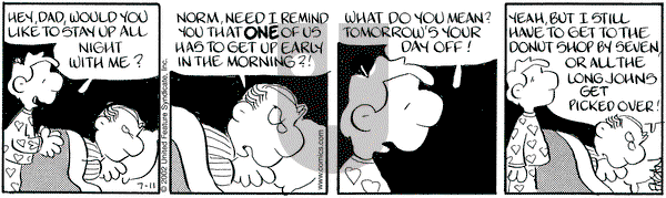Drabble - Thursday July 11, 2002 Comic Strip