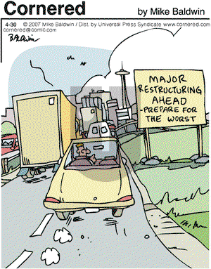 Cornered on Thursday November 1, 2007 Comic Strip