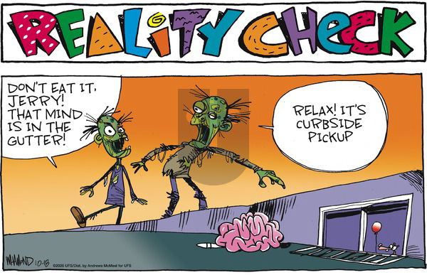 Reality Check on Sunday October 18, 2020 Comic Strip