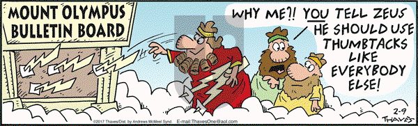 Frank and Ernest on Thursday February 9, 2017 Comic Strip