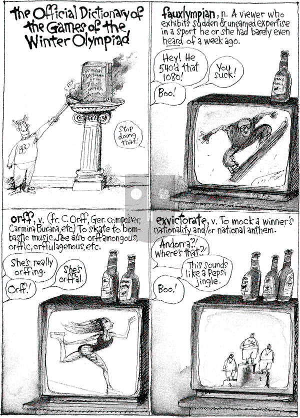 Richard's Poor Almanac on Friday February 7, 2014 Comic Strip