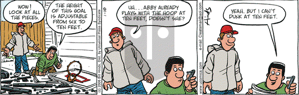 Cleats on Tuesday January 10, 2006 Comic Strip