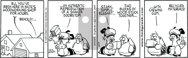 Over the Hedge on Thursday September 3, 1998 Comic Strip