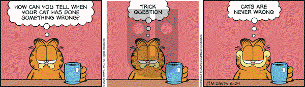 Garfield on Tuesday June 24, 2025 Comic Strip