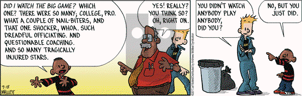 Frazz on Monday September 18, 2017 Comic Strip