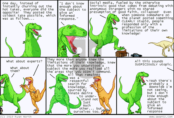 Dinosaur Comics on Tuesday June 10, 2025 Comic Strip