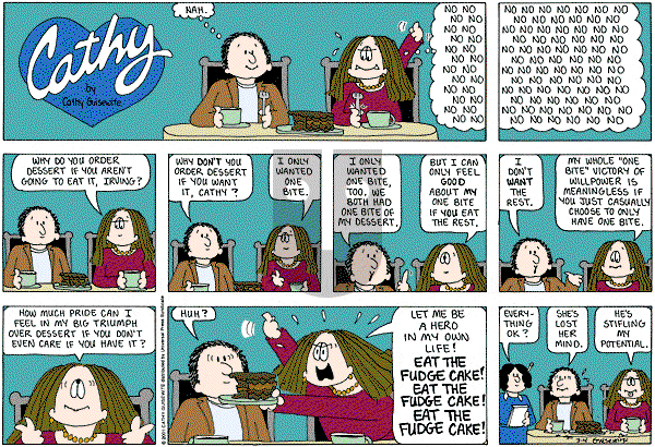 Cathy Classics - Sunday March 4, 2012 Comic Strip